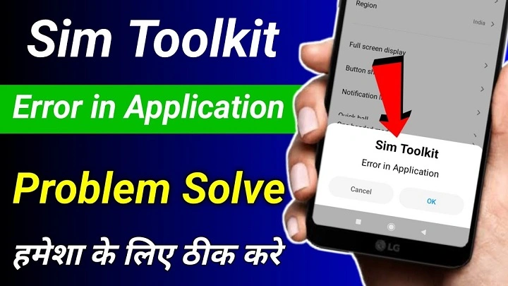 error from application smart sim