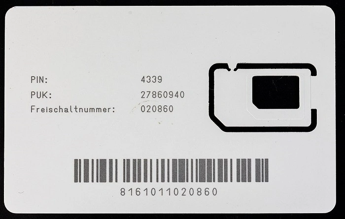 puk sim card 3