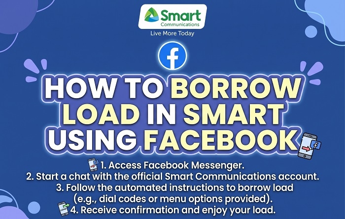 How to Borrow Load in Smart Using Facebook
